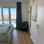 Nordsee Panorama Direkt Am Wasser Hafenblick