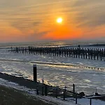 Nordsee Panorama Direkt Am Wasser Hafenblick Daire Pellworm