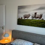 Daire Nordsee Panorama Direkt Am Wasser Hafenblick Pellworm