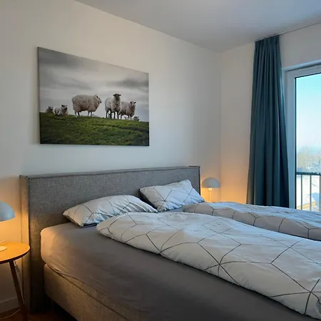 Apartman Nordsee Panorama Direkt Am Wasser Hafenblick *