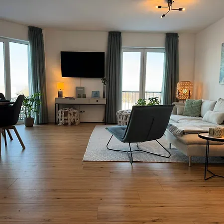 Appartement Nordsee Panorama Direkt Am Wasser Hafenblick